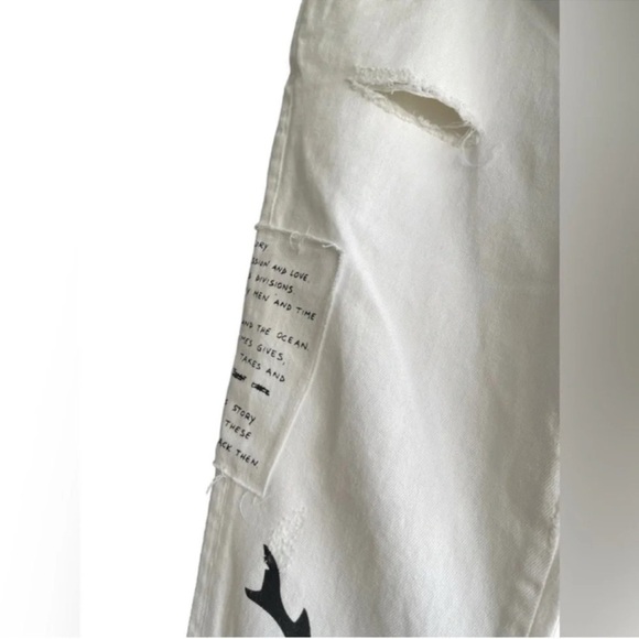 Zara limited edition Maui & Sons white patched Unique Message NWT - Picture 10 of 15